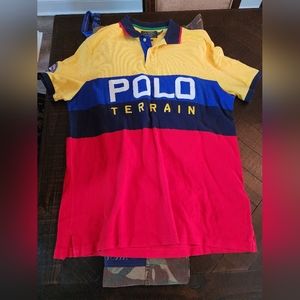 Worn once dry cleaned XL Polo Rugby Terrain shirt classic fit